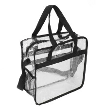 Transparente Messenger-Tasche große Kapazität durchsichtiger PVC
