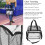 Transparente Messenger-Tasche große Kapazität durchsichtiger PVC 7