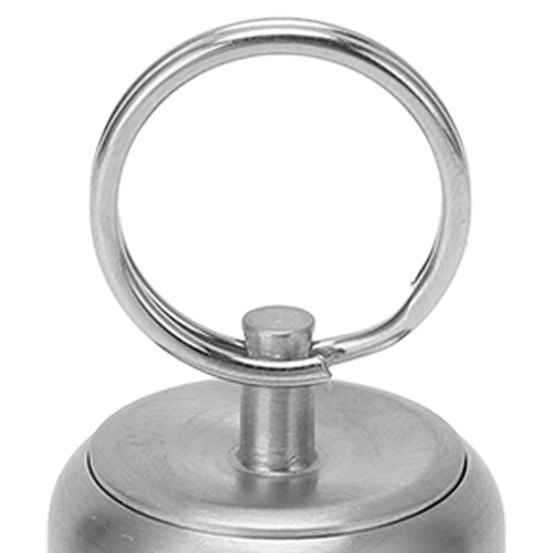 Apfelförmige silberne Pillendose, Mini tragbar 2