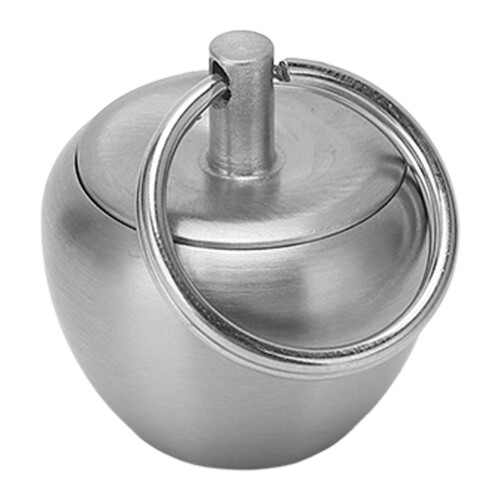 Apfelförmige silberne Pillendose, Mini tragbar