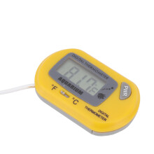 Termómetro LCD para acuario, 5,8 3,5 cm, 160 mAh, LR44