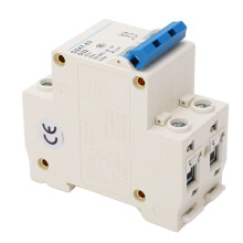 DZ47-63 D32 2P disyuntor de carril DIN 32 A 400 V 6 kA Gris