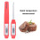 Rotes Stift-Stil-Lebensmittelthermometer 160mAh Taschenformat 10