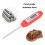 Rotes Stift-Stil-Lebensmittelthermometer 160mAh Taschenformat 6