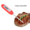 Rotes Stift-Stil-Lebensmittelthermometer 160mAh Taschenformat 12
