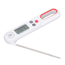 Faltbares Lebensmittelthermometer AG13 160mAh Weiß