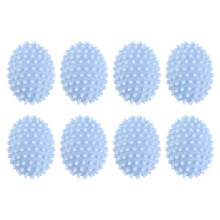 8 Stück Igel-PVC-Waschbälle, 290 g für Waschmaschine