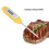 Stiftförmiger digitaler Thermometer 160 mAh gelbes Taschenformat 11
