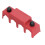 4-Post-Verteilerblock M8-Gewindestifte 250 A Rot 7