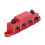 4-Post-Verteilerblock M8-Gewindestifte 250 A Rot 15