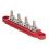 4-Post-Verteilerblock M8-Gewindestifte 250 A Rot 6