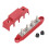 4-Post-Verteilerblock M8-Gewindestifte 250 A Rot 2