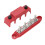 4-Post-Verteilerblock M8-Gewindestifte 250 A Rot 10