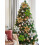 Stoffblumen 22 cm Weihnachtsbaum 6 Farben 4