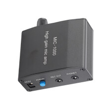 Mikrofonverstärker 1000x Verstärkung, 3,5 mm, 250 mAh