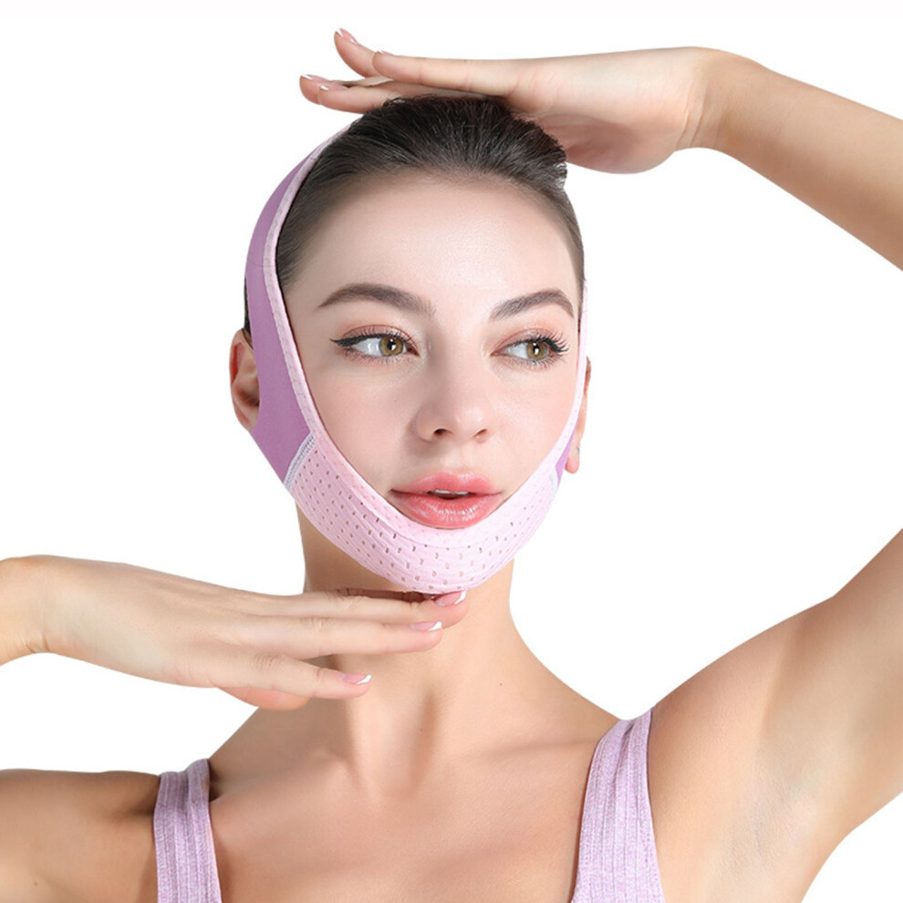 Size Adjustable Thin Face Mask Chin Liftting   Device Face Bandages Small V-shape Shaper