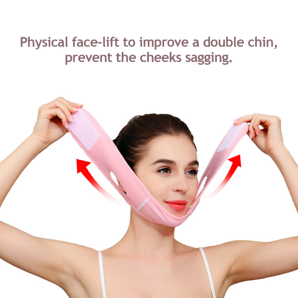 Size Adjustable Thin Face Mask Chin Liftting   Device Face Bandages Small V-shape Shaper