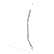 Tubo de varilla de medición de aceite de 22 pulgadas de acero inoxidable cromado plateado para C4
