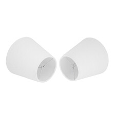 6Pcs White Fabric Lampshade Kit Modern Minimalist Lampshade for Candelabra Floor Table Chandelier Wall