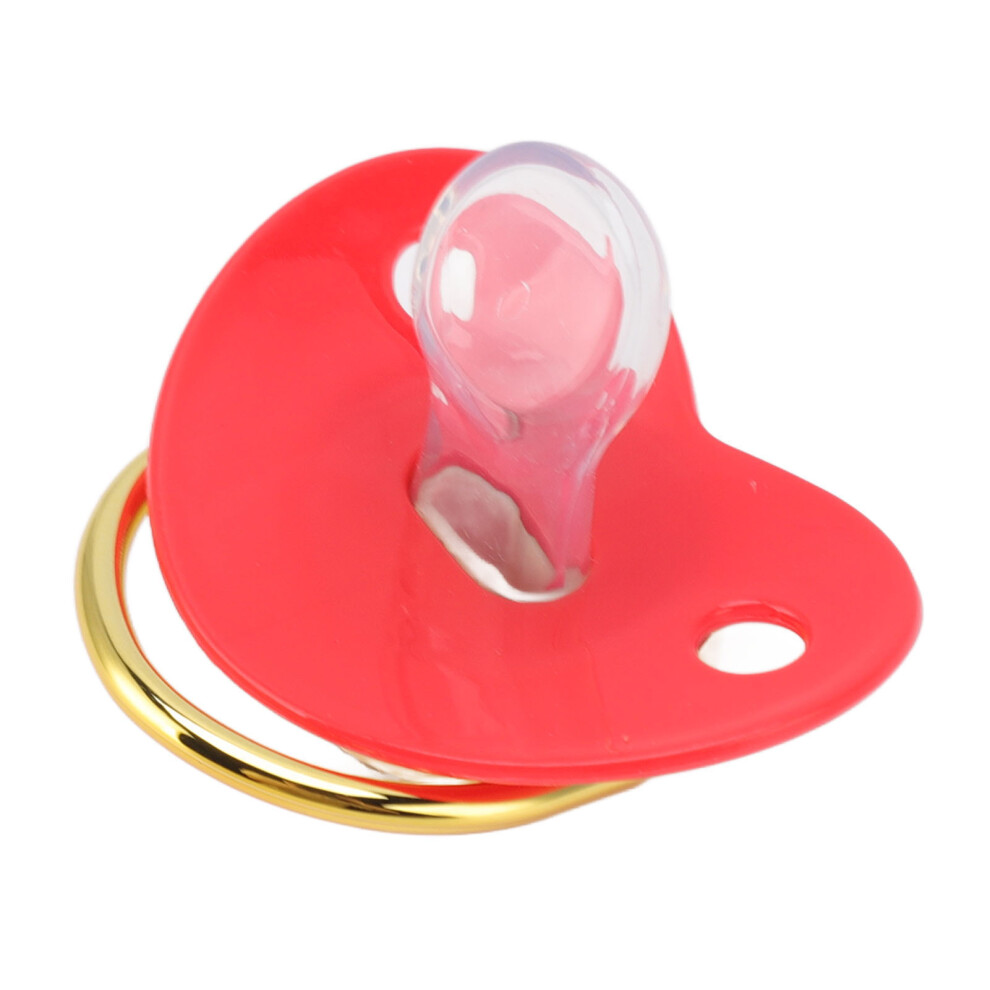 Baby Pacifier Ultra Soft Bling Silicone Newborn Pacifier For 6‑18 Months Infant Light/Red