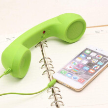 Retro Classic 3.5 mm Telephone Handset Mini Mic Phone Call Receiver For Smartphone