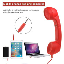 Retro Classic 3.5 mm Telephone Handset Mini Mic Phone Call Receiver For Smartphone