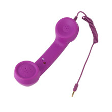 Retro Classic 3.5 mm Telephone Handset Mini Mic Phone Call Receiver For Smartphone