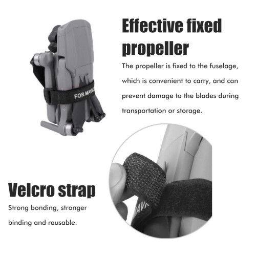 4Pcs Propeller Holder Propeller Stabilizers Protector with Hook and Loop Fastener Blade Guard Compatible for DJI Mini 3 Pro Drone 2