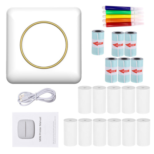 C20 Blanco 1000mAh 110x80x30mm Impresora de bolsillo 2