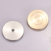 Trompo de escritorio de metal en espiral con moneda para aliviar el estrés