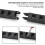 Cadena portacables para CNC, 1m, negra, de plástico, con conectores finales 5