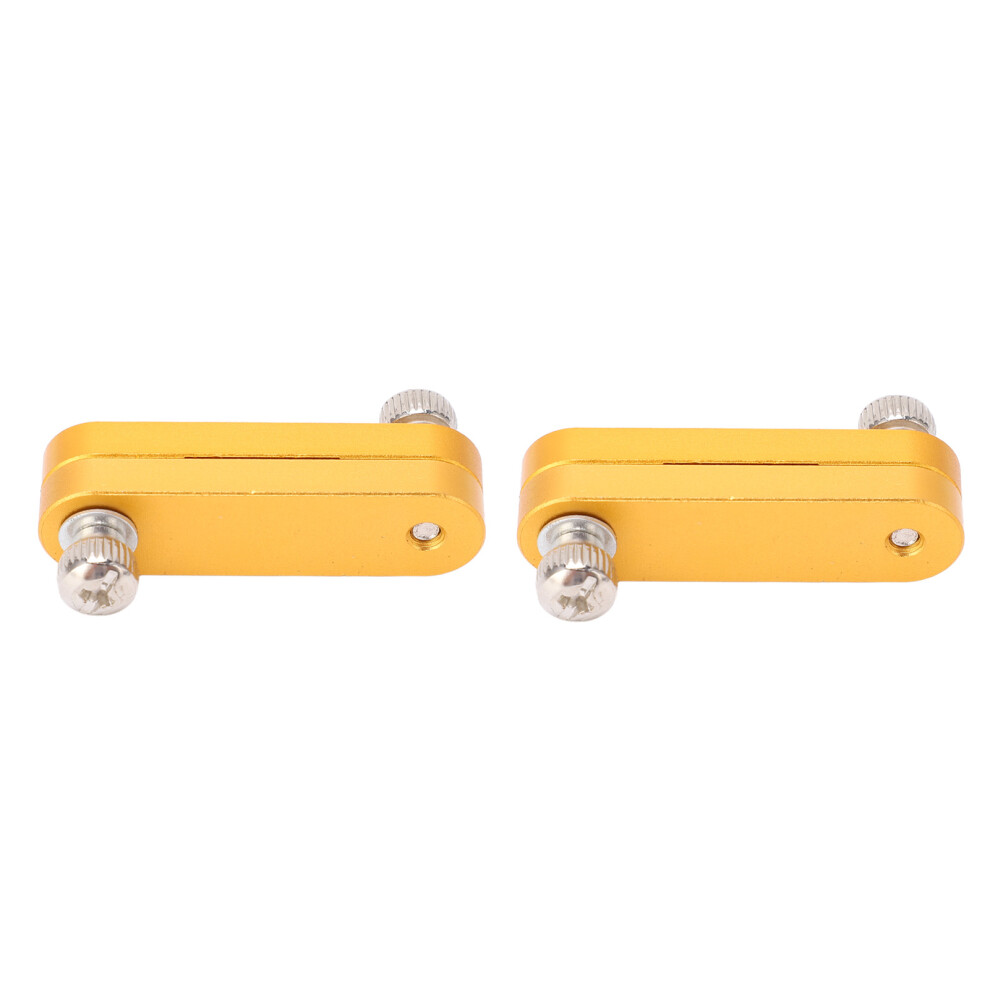 2Pcs Ruler Limit Block Aluminum Alloy Accurate Adjustable Thickness Ruler Stop Fence For Woodworking 8361321281991