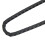 Cadena portacables para CNC, 1m, negra, de plástico, con conectores finales 8