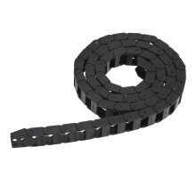 Nylon PA66 Kabelschleppkette 7x15mm Innen 1 m schwarz