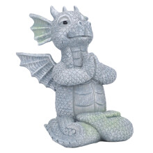 Kleine Dinosaurier-Skulptur aus Harz 12.8oz 15cm Wie abgebildet