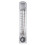 Durchflussmesser aus klarem Acryl – Panel-Typ 0,3–3 GPM 16