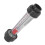 Schwarzer ABS-Kunststoff-Rohrdurchflussmesser 0,6-6 m³/h 12