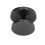 Doppelseitiger Kaffeepulver-Tamper 97 g 51/58 mm Schwarz 15