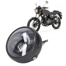 Faro LED SDM de 6,5 pulgadas 5W transparente para motocicleta