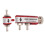Kit de Controlador de Boost Manual 1-30 PSI Rojo Universal 16