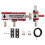 Kit de Controlador de Boost Manual 1-30 PSI Rojo Universal 2