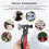 Multitool Hammer All-in-1 tragbarer Edelstahl 7