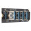 Tarjeta riser M.2 NVMe a PCIe 1X ASM1184E PCB negro 12