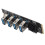 Tarjeta riser M.2 NVMe a PCIe 1X ASM1184E PCB negro 16