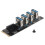 Tarjeta riser M.2 NVMe a PCIe 1X ASM1184E PCB negro 2