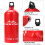 Botella de combustible de aluminio de 1,5 L plateada 10x10x27cm 4