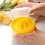 Exprimidor de limones 2 en 1, PP, amarillo, 6.46 oz 10