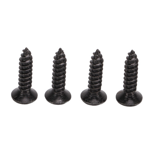 2 Stück TL Rundmetall-Electrosocket-Klinkenplatte Schwarz 2