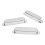 3er-Pack Single-Coil-Pickup-Abdeckung - Standardgröße, Silber 12