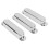 3er-Pack Single-Coil-Pickup-Abdeckung - Standardgröße, Silber 13